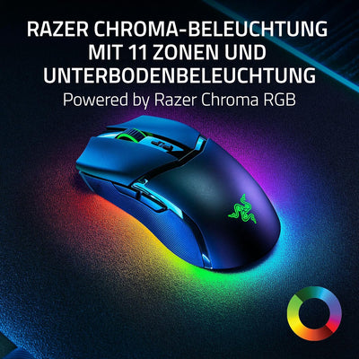 Razer Cobra Pro - Individuell kabellose Gaming-Maus mit RGB (10 Anpassbare Tasten, Chroma-Beleuchtun