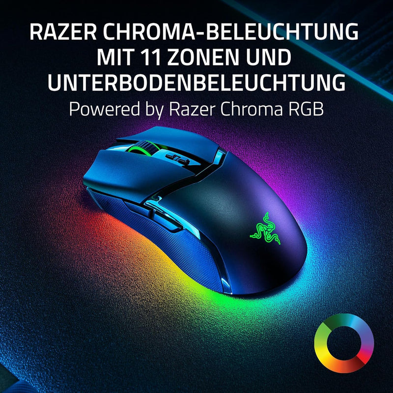 Razer Cobra Pro - Individuell kabellose Gaming-Maus mit RGB (10 Anpassbare Tasten, Chroma-Beleuchtun