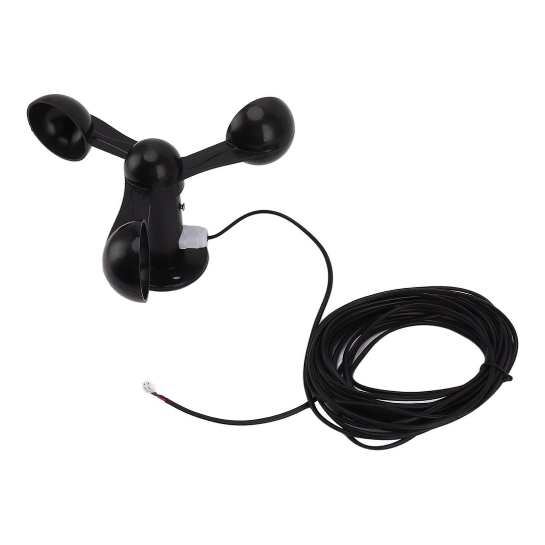 Haofy Präzisions-3-Tassen-Anemometer mit RS485-Ausgang für Wetterstation, Turmdrehkran – ABS-Materia