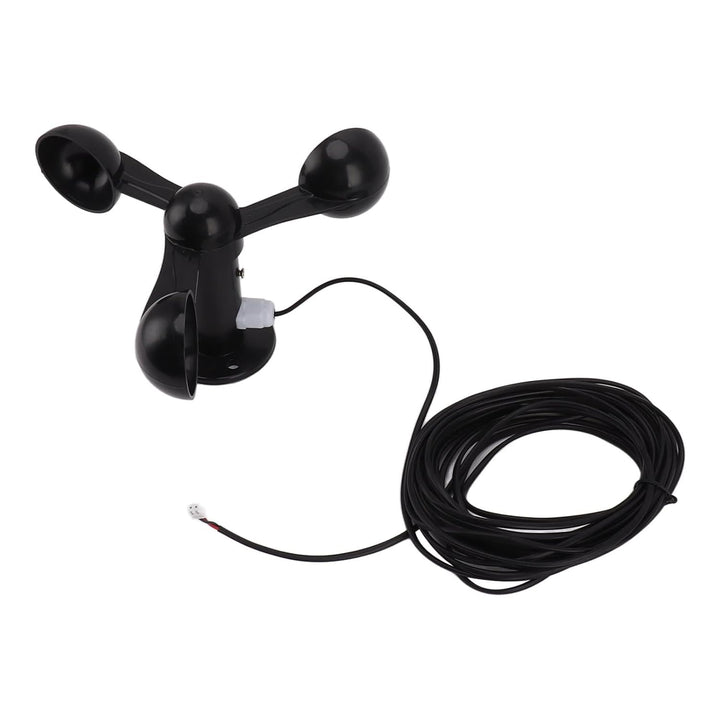 Haofy Präzisions-3-Tassen-Anemometer mit RS485-Ausgang für Wetterstation, Turmdrehkran – ABS-Materia