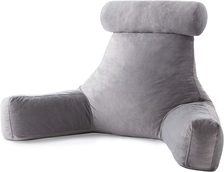 Linenspa extra grosses Rückenkissen mit Nackenstütze – Lesekissen aus zerkleinertem Memory Foam, per