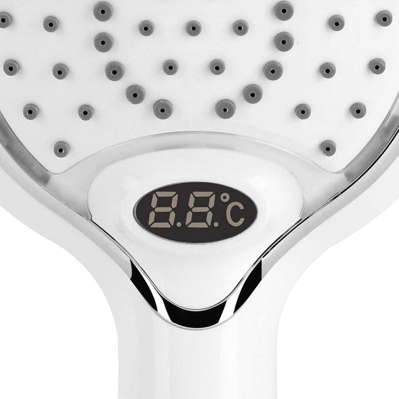 Handheld-Badezimmer-Duschkopf, digitale Temperaturanzeige, 3 Farben, LED für Badezimmer