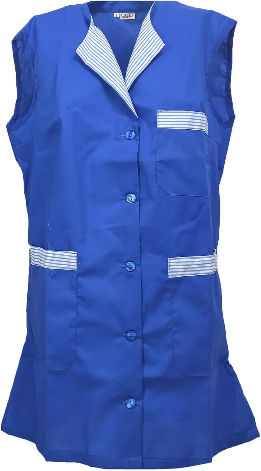 fratelliditalia.org Damen-Kittel Armloch Arbeit Schule Delikatessen Arbeiter Küche fuchsia XXL, fuch