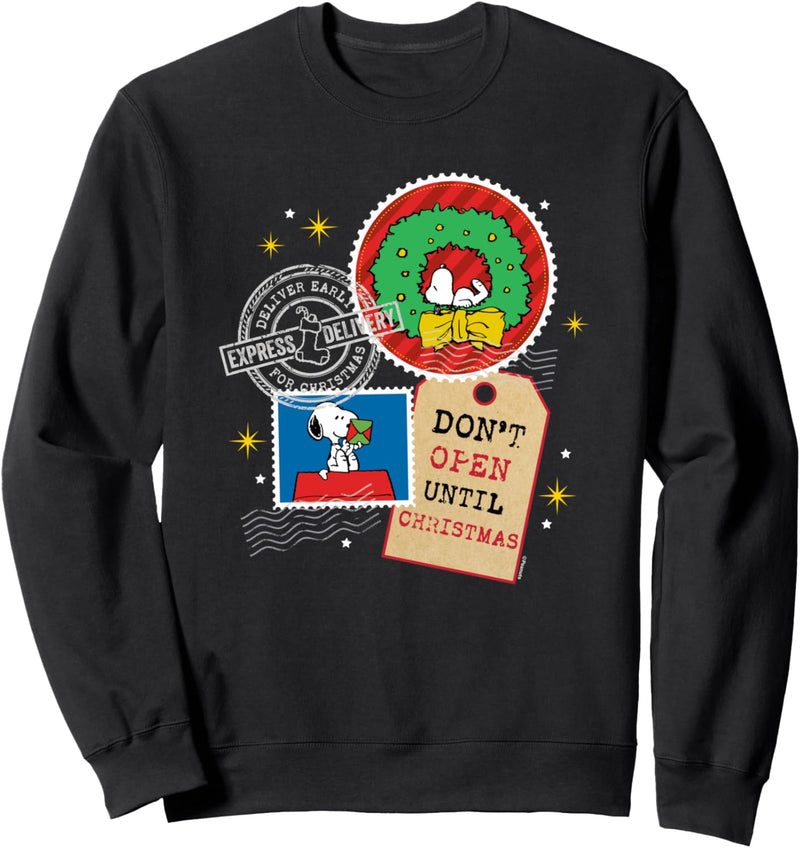 Peanuts - Snoopy öffnet sich erst am 25. Dezember Sweatshirt