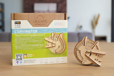 UGEARS STEM Lab 3D Puzzle - STEM Set - Modellbausatz aus Holz - Kreatives STEM Spielzeug mit App - M