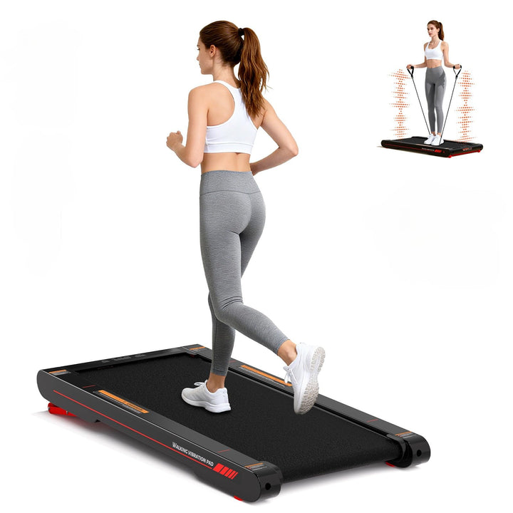 Sperax Klappbares Laufband für Zuhause, Walking Vibration Pad für den Bürogebrauch, Leichtes Klapbar