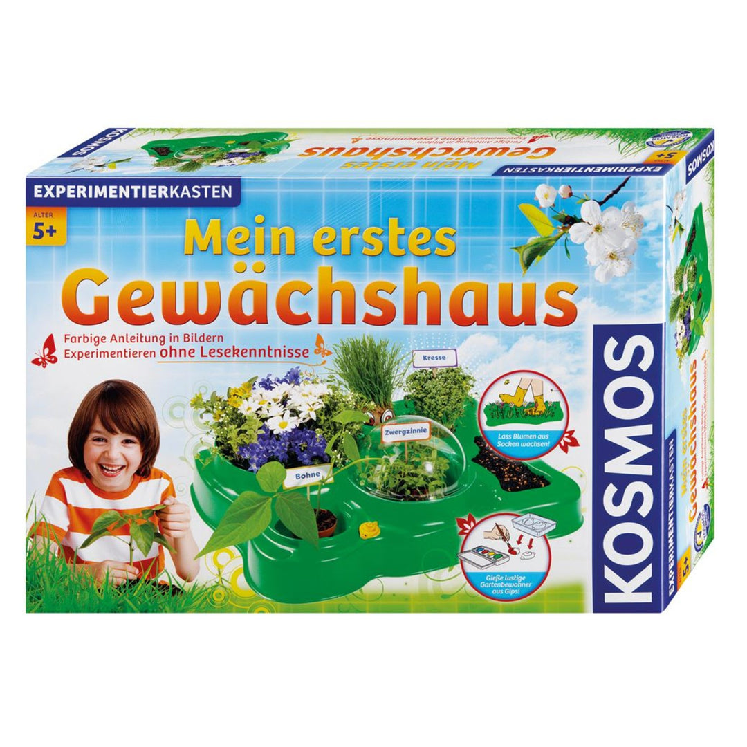 Kosmos 634919 - Mein erstes Gewächshaus, Das Original, Erstes Gärtnern für Kinder ab 5 Jahre, Komple