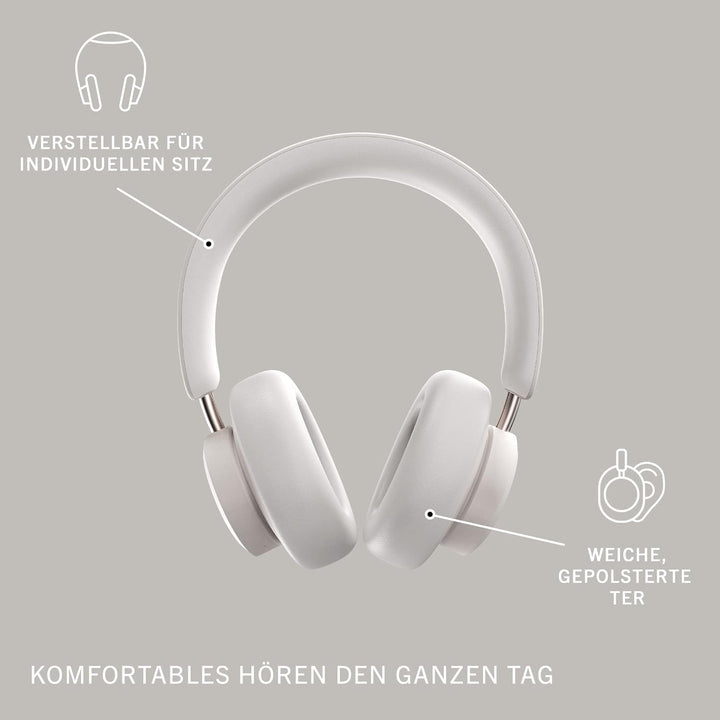 Urbanista Miami Over Ear Kopfhörer Bluetooth mit Active Noise Cancelling, Kopfhörer kabellos, 50 Std