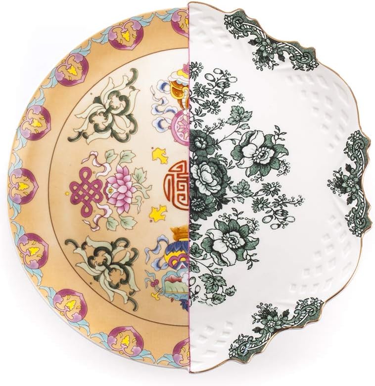SELETTI Etagere aus Porzellan Ø 26 cm H.11,5 "Hybrid-Raissa