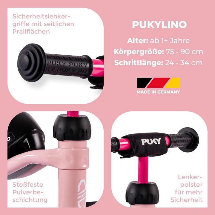 PUKY PUKYLINO | Kinder Laufrad ab 1 Jahr | Optimale Mobilitätsentwicklung & Lauflernrad ab 1 Jahr |