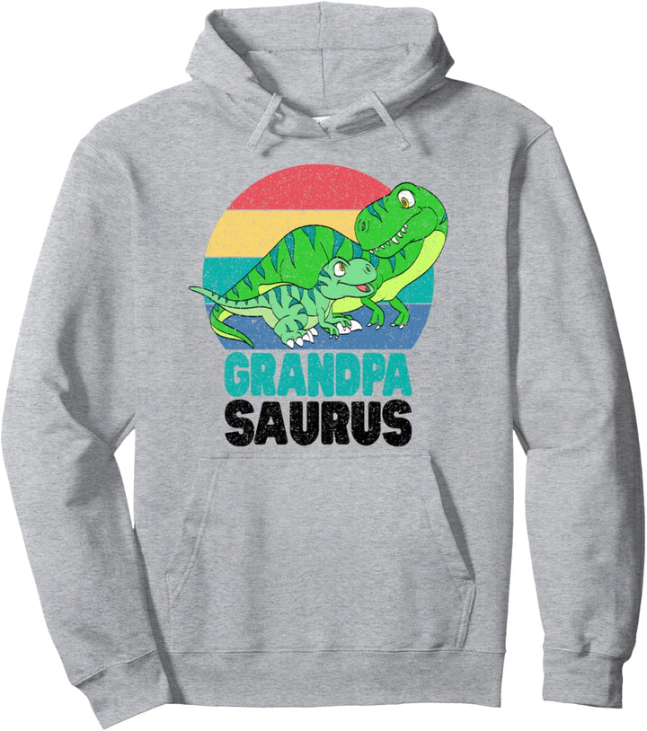 Dinosaur Grandpa T-Rex Grandpasaurus Baby Family Matching Pullover Hoodie