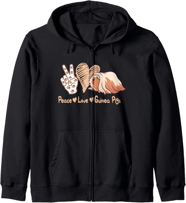 Meerschweinchen Mädchen Frauen Pyjama Kapuzenjacke