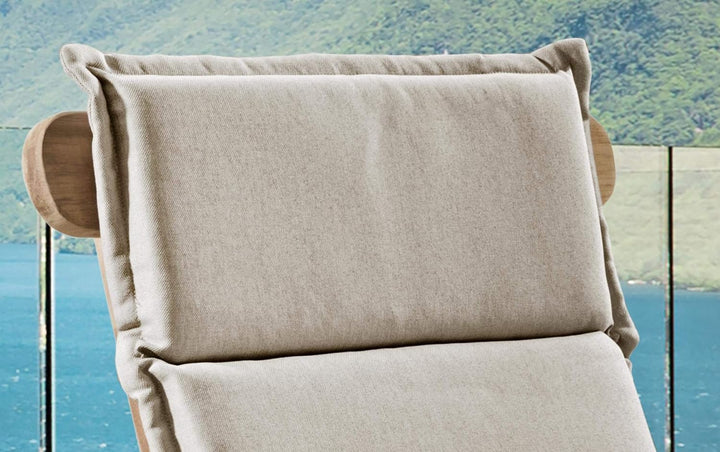 Destiny Premium Polster Deckchair Auflage Deckchairauflage Sitzpolster Sand Meliert - Ohne Deckchair