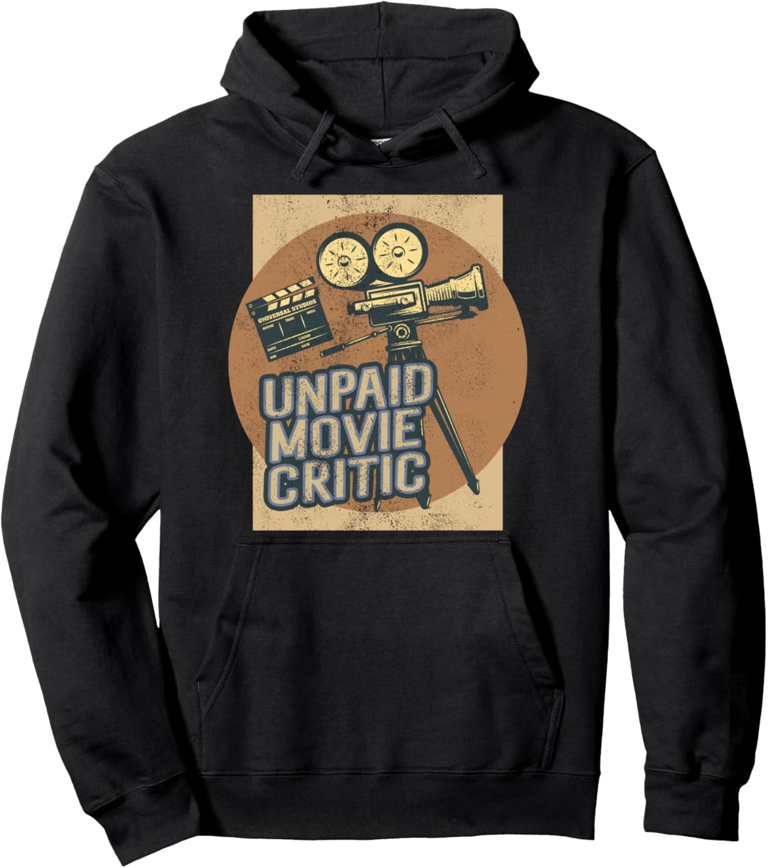 Lustiger unbezahlter Filmkritiker Filmkamera Regisseur Film Pullover Hoodie