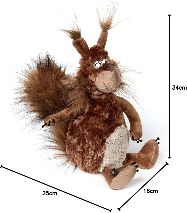 sigikid 39699 Eichhörnchen Forest Flyer,BeastsTown Kuscheltier: Sammeln,Schenken,Spielen,Schmusen, K