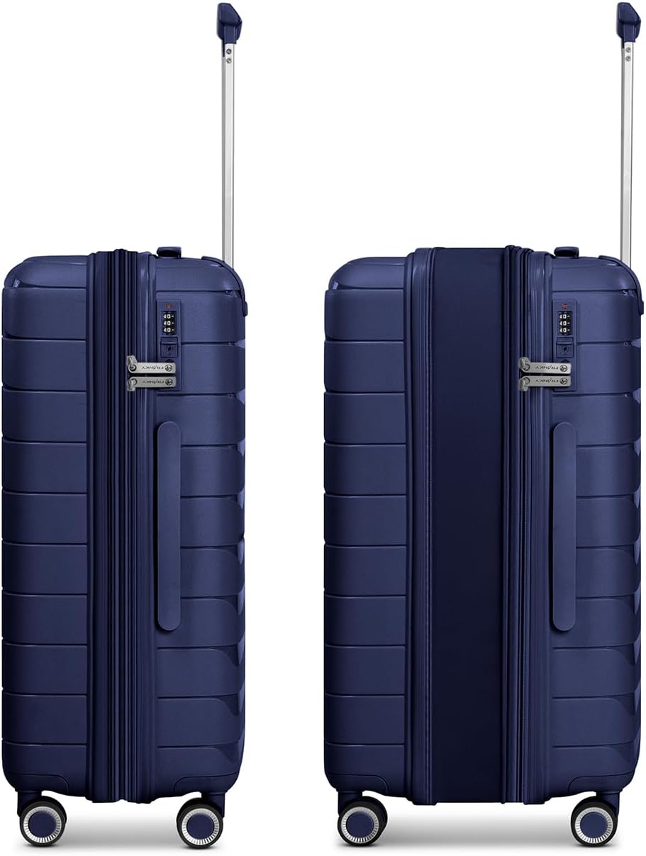 Franky Check-in Koffer für Damen und Herren | mittelgrosser Trolley 42 x 24 x 65 cm aus hochwertigem