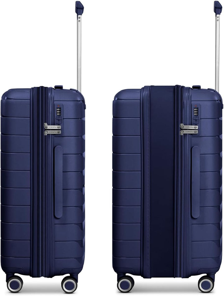 Franky Check-in Koffer für Damen und Herren | mittelgrosser Trolley 42 x 24 x 65 cm aus hochwertigem