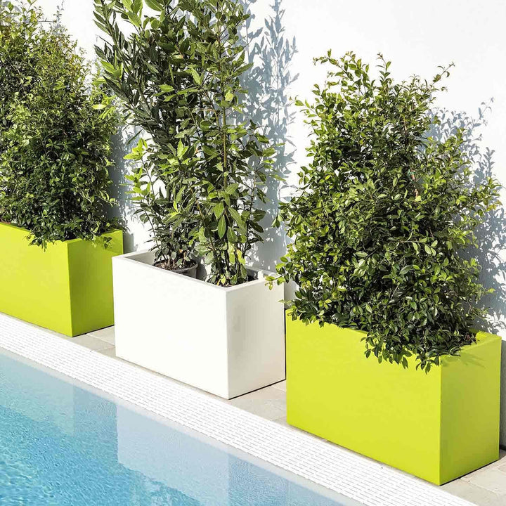 Tekcnoplast Flowerpot 80 x 35 cm, Höhe 50 cm, Weiss CM 80x35 H 55 Bianco, CM 80x35 H 55 Bianco