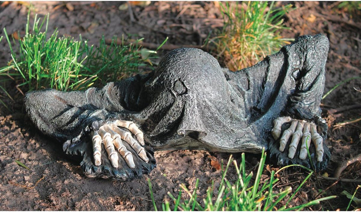 Design Toscano Figur "Der aus dem Grab kriecht", Masse: 37 x 19 x 11.5 cm 1 kg Der aus dem Grab kric
