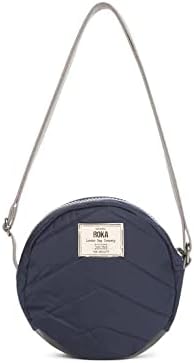 Roka London Paddington B Crossbody Sustainable Nylon Midnight, Midnight
