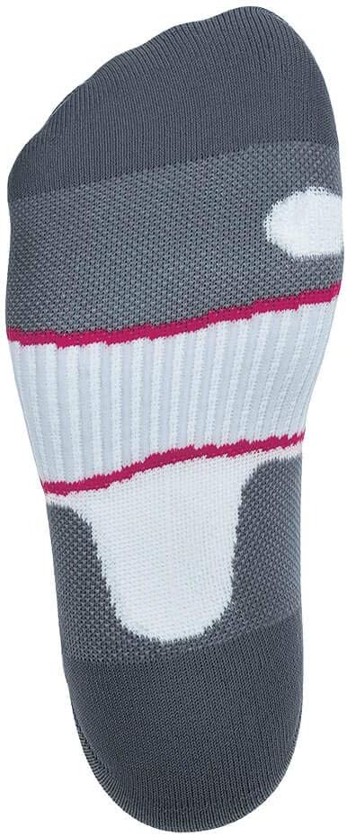 BAUERFEIND Sportsocken Run Performance Low Cut Socks, 1 Paar kurze Laufstrümpfe 41-43 Pink-Weiss, 41