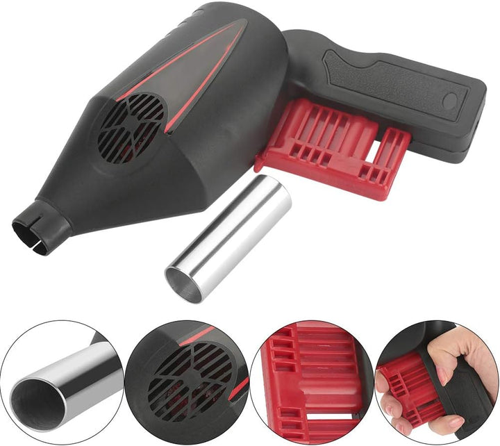 Pilipane Grillgebläse,manueller Luftgebläsegrill, Grill-Feuerbalg-Kochwerkzeug für Outdoor-Camping-P