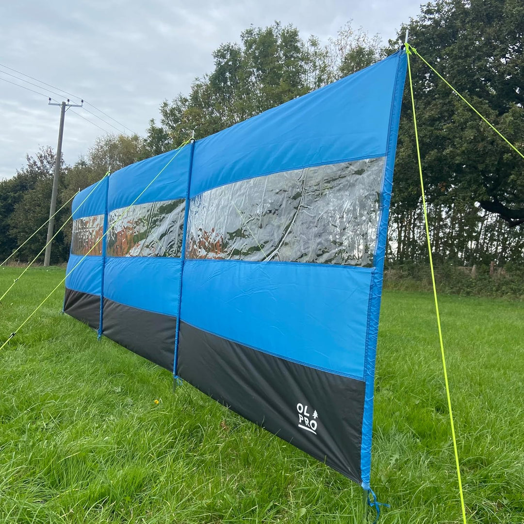 OLPRO Outdoor Leisure Products Compact Vision Windschutz blau, blau