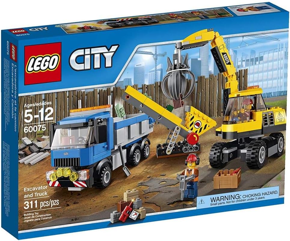 LEGO 60075 - City - Bagger und Transportwagen