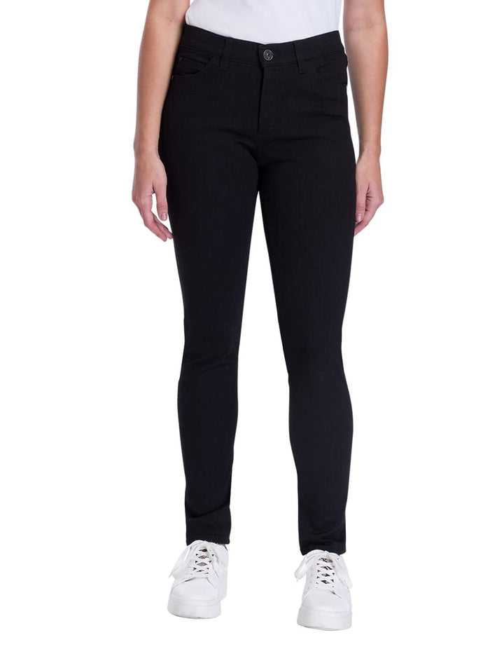PIONEER AUTHENTIC JEANS Damen Jeans Katy | Frauen Hose | Skinny Passform | Black/Black Rinse 11 | 44