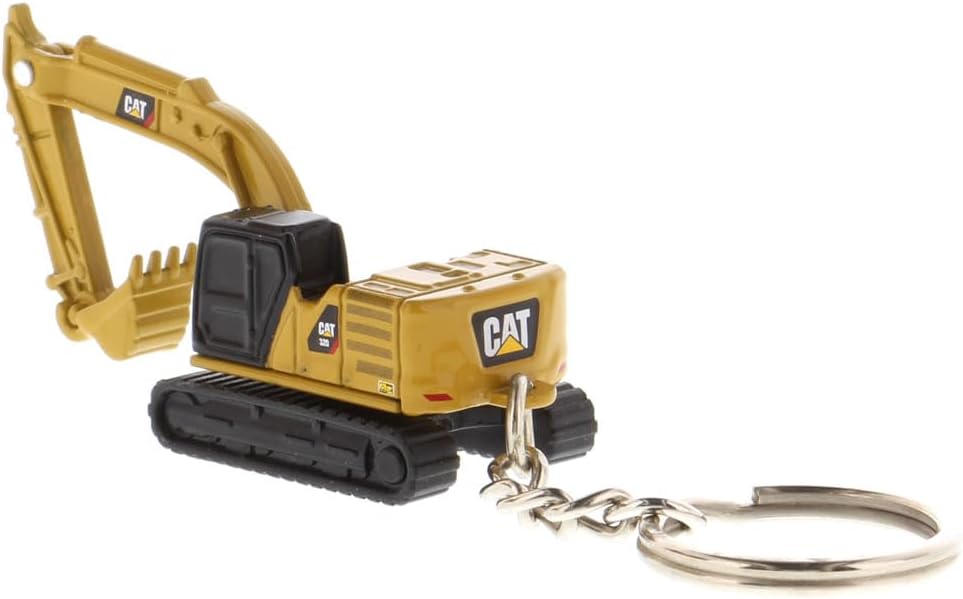 Diecast Masters 85981 - Caterpillar Kettenbagger 320 als Schlüsselanhänger, detailgetreues Metall CA
