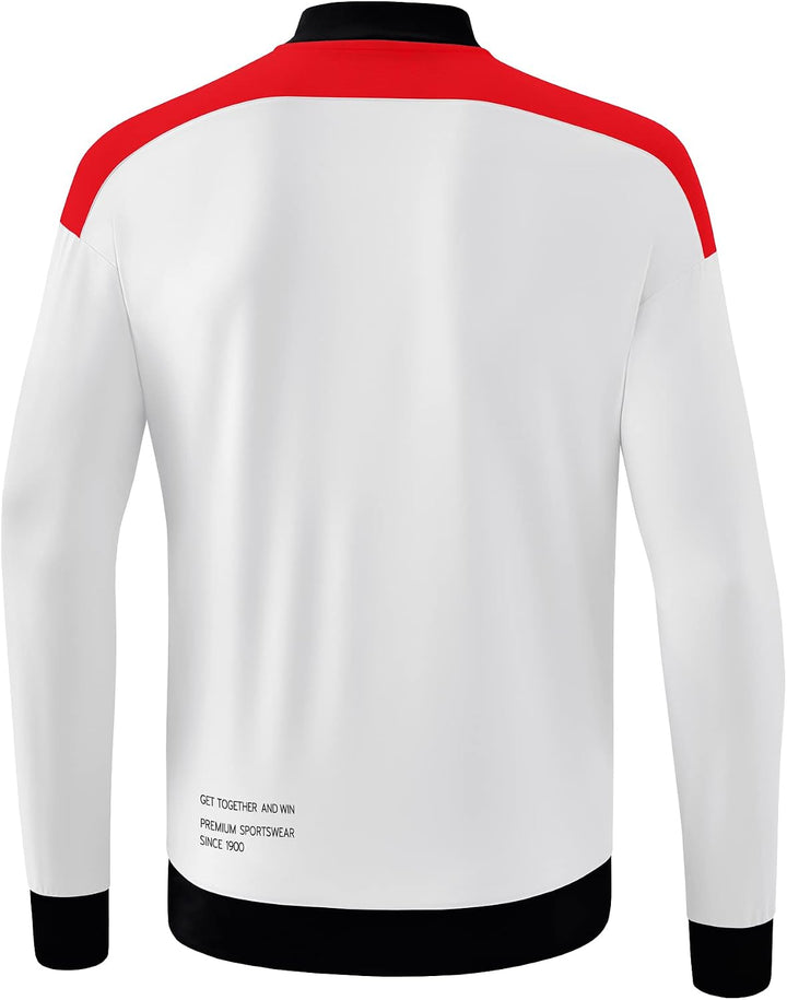 Erima Herren „CHANGE by erima" funktionelle Präsentationsjacke, Weiss/Rot/Schwarz