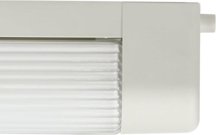 EGLO Wandlampe Bari 1, 2 flammige Spiegelleuchte mit Steckdose und Druckknopf, Wandleuchte aus Glas,