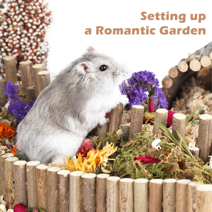Natürliche Blumen- und Kräuter-Bettwäsche Mate Habitat-Dekor, fügt Spass Hamster Zubehör für Hamster