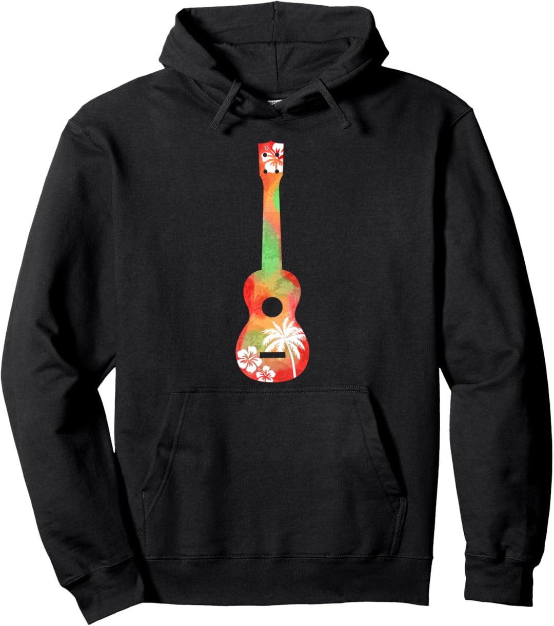 Ukulele Gitarre Akustik Geschenk Pullover Hoodie