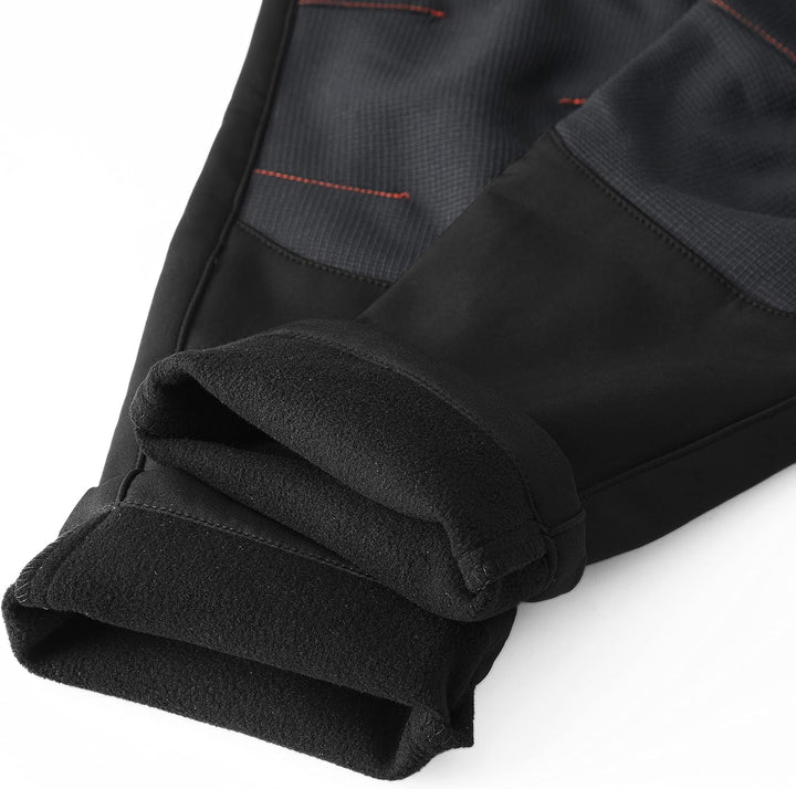 Kinder Softshellhose Skihose Warm Gefüttert Thermohose Winter Wasserdicht Winddicht Schneehose Junge