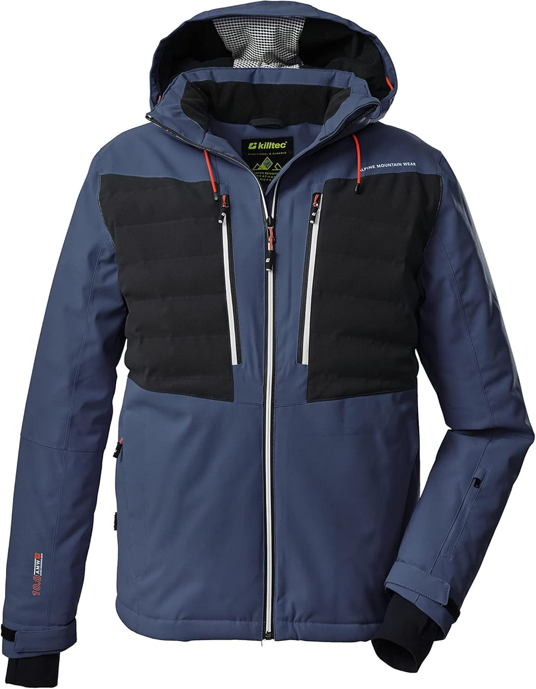 Killtec Herren Ksw 53 Mn Ski Jckt Skijacke/Funktionsjacke mit abzippbarer Kapuze und Schneefang S du