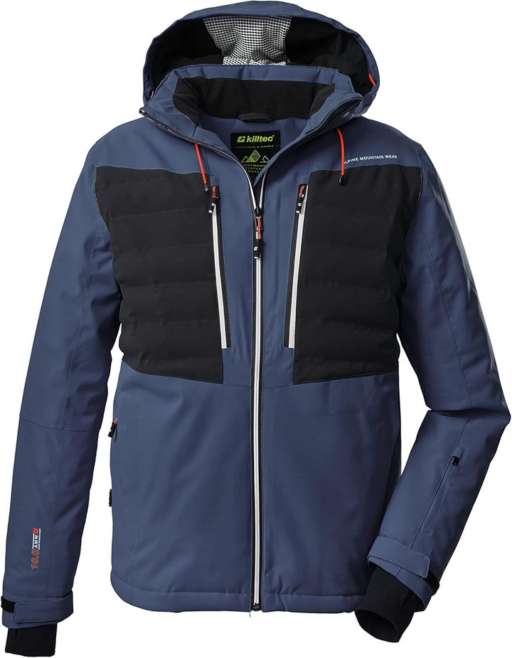 Killtec Herren Ksw 53 Mn Ski Jckt Skijacke/Funktionsjacke mit abzippbarer Kapuze und Schneefang S du