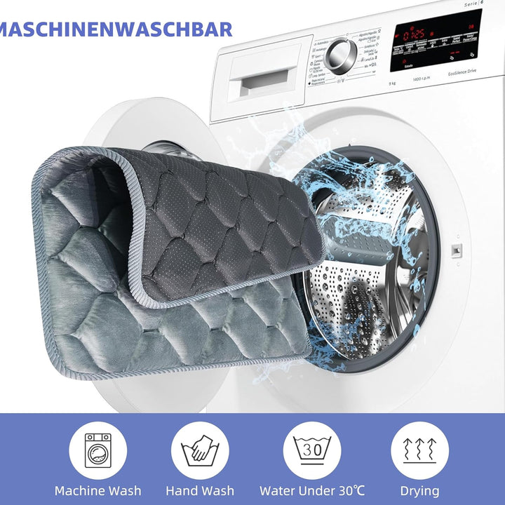 Geegoos Hundekäfigmatratze, waschbare, weiche Zwingerunterlagen, Haustierbettdecke, Hundekäfigmatte,