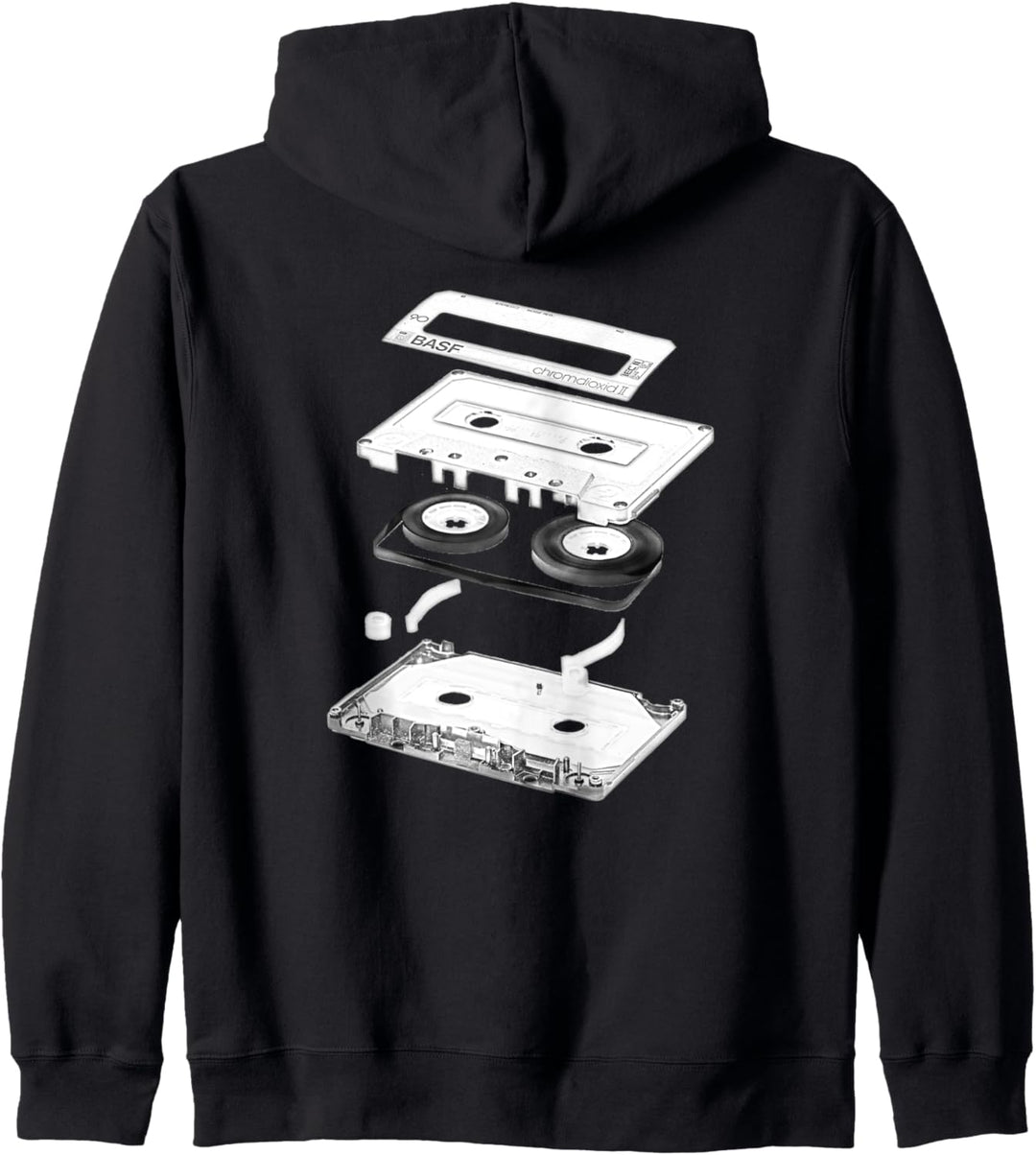 Tape Exploded sketch Kapuzenjacke