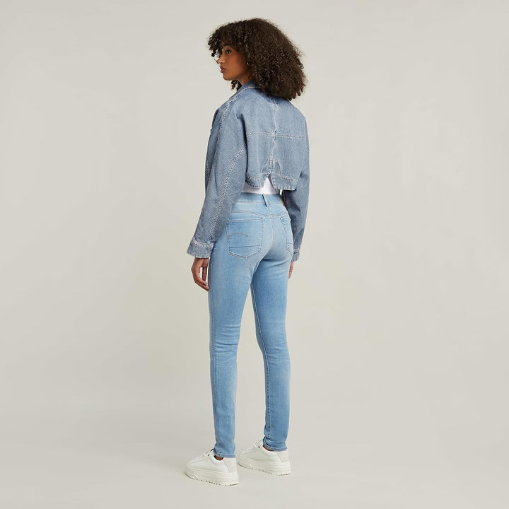 G-STAR RAW Damen 3301 High Skinny Jeans 23W / 28L Blau (Lt Indigo Aged D05175-8968-8436), 23W / 28L