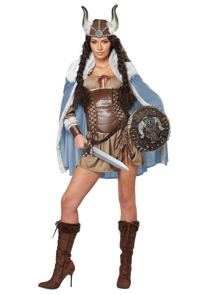 California Costumes Damen Viking Vixen Kostüm für Erwachsene S Weiss, S Weiss