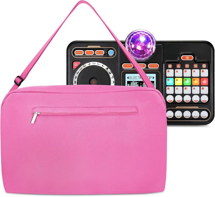 Annmore Tasche kompatibel mit Vtech Kidi DJ Mix Box, Pink Rosa, Rosa