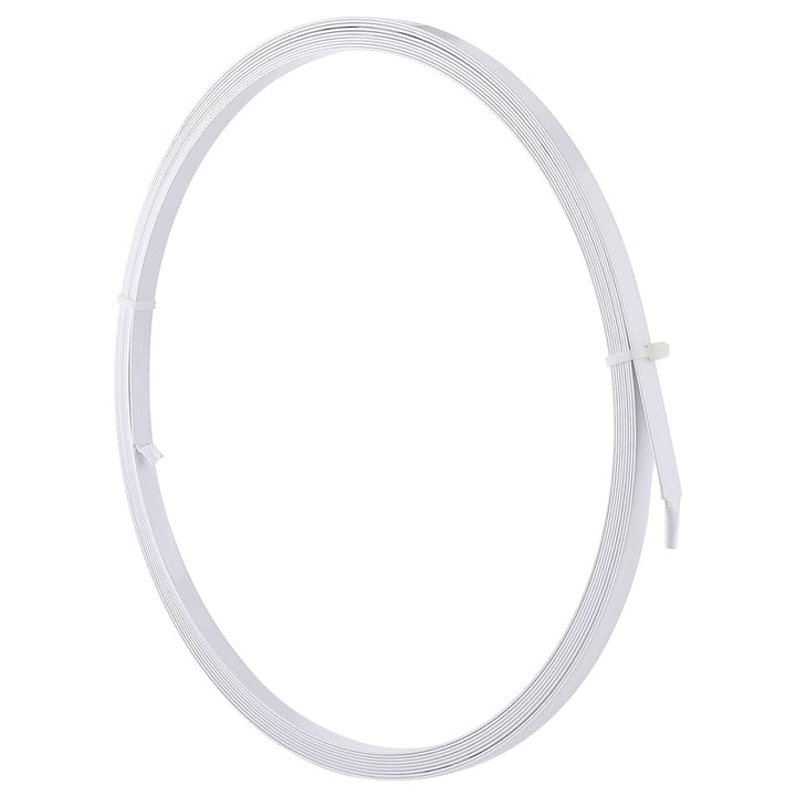 GORGECRAFT 8mm Korsettstäbchen 7m Lang Kunststoffummantelte Stahlstäbchen Zum Nähen Weisse Flache Fe