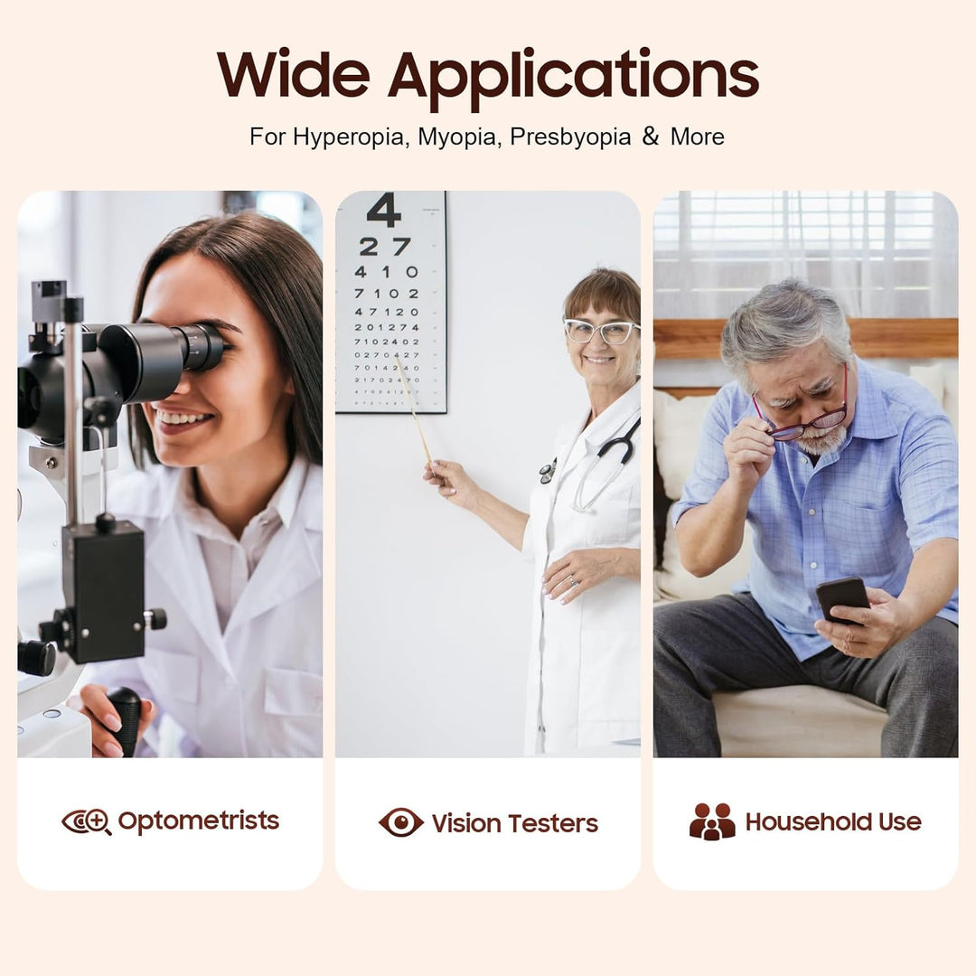 266 Optische Metallrandgläser Optometrie-Testgläser Optometrie-Kit Optometrie-Koffer mit Testrahmen