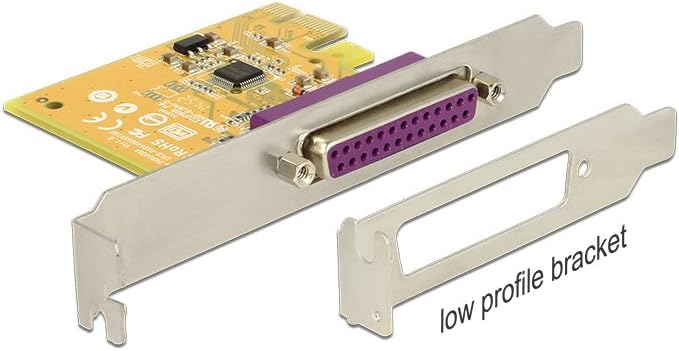 Delock PCIe x1 Parallel 1x incl. Low Profile Slotblech