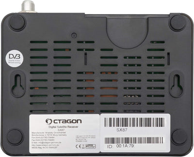 OCTAGON SX87 HD H.265 S2+IP HEVC Set-Top Box - Smart TV Receiver, Kartenleser, Mediaplayer, Mediathe