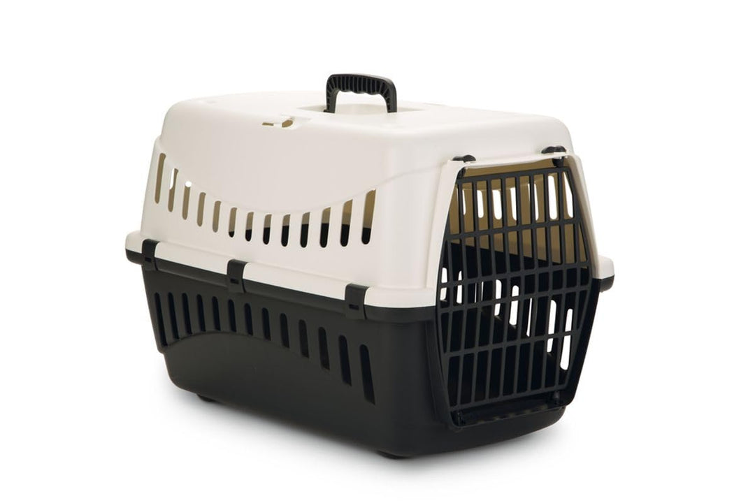 Transportbox Transportkäfig Tragebox für kleine Hunde und grosse Katzen 58x58x38cm