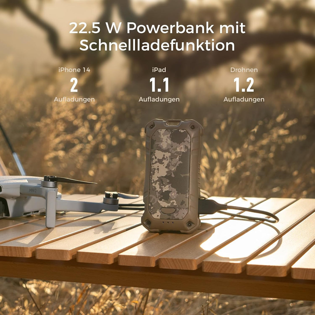 OCOOPA IP56 Wasserdichter Wiederaufladbarer Handwärmer, 10000 mAh PD Schnelllade Elektrisch Handwärm