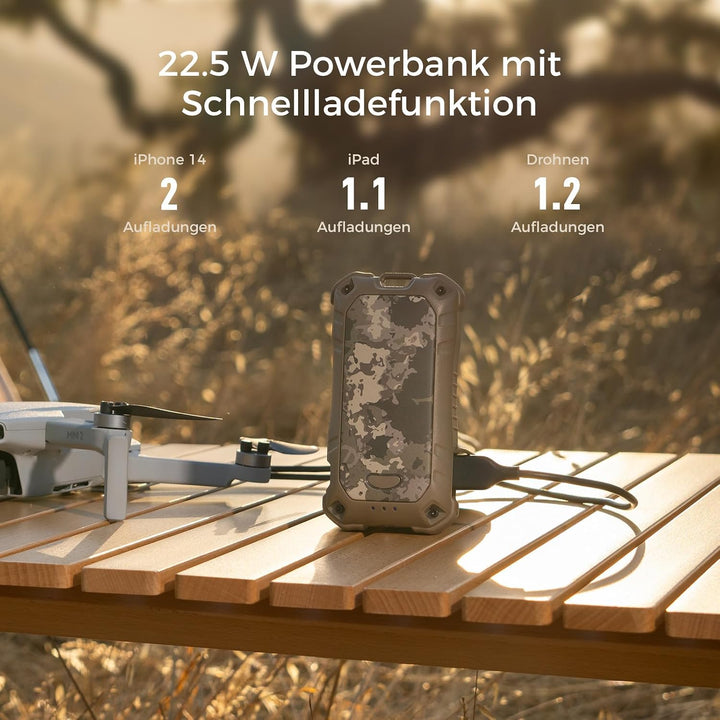 OCOOPA IP56 Wasserdichter Wiederaufladbarer Handwärmer, 10000 mAh PD Schnelllade Elektrisch Handwärm