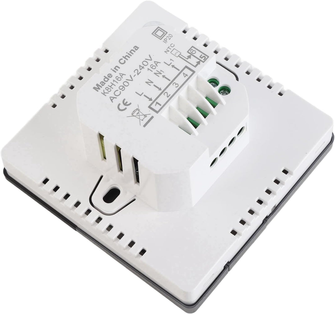 Thermostat für Fussbodenheizung, digitales Thermostat zur Wandmontage, mit digitalem LCD-Display, fü